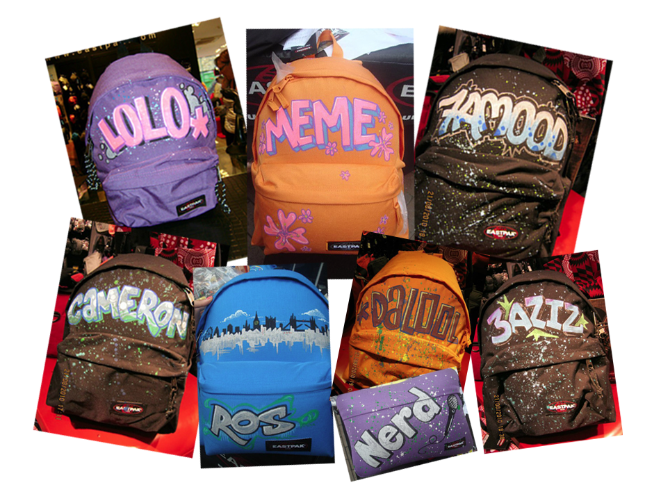 East Pak graffiti workshop feature artwork by Akit